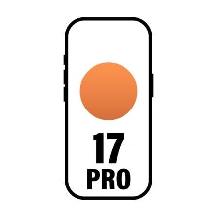 Smartphone Apple iPhone 17 Pro 512GB/ 6.3'/ 5G/ Naranja Cósmico